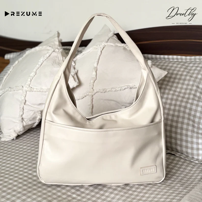 Retro Shoulder Bag - White