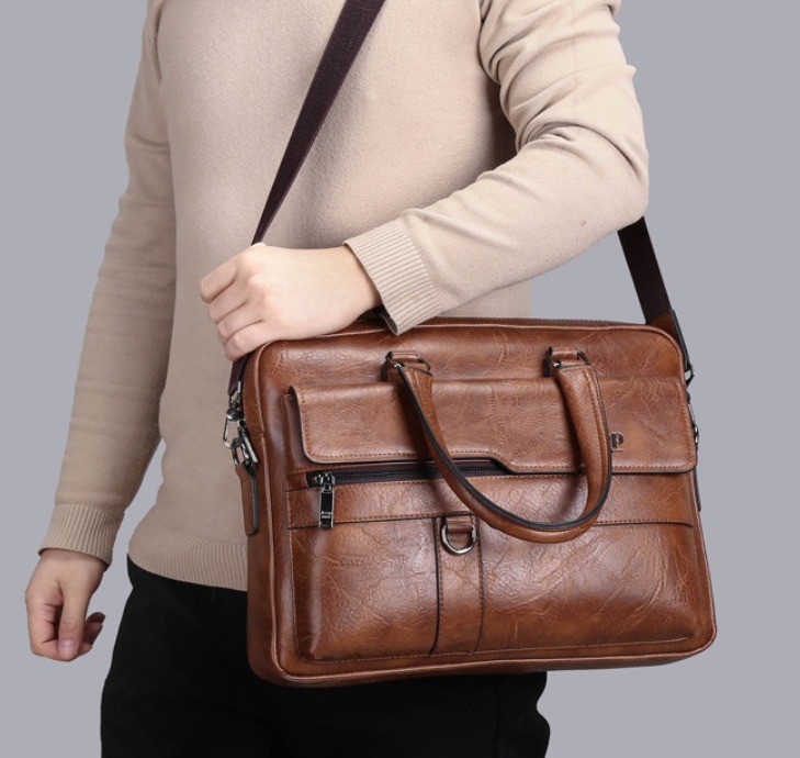 Vintage Executive Bag (Terracotta Brown)